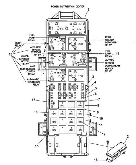 jeep tj relay diagram